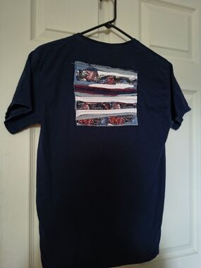 Americana Patch T-shirt 🇺🇸 Handmade Patch 🇺🇸 Unique For The 250 Anniversary